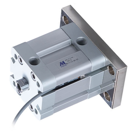 63-200mm Compact Cylinder with Double Rod Female Thread MCJI