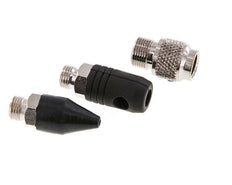 TYPHOON Standard/Pro Rubber Nozzle Set (Safety Nozzle Cone Nozzle) With Male Thread
