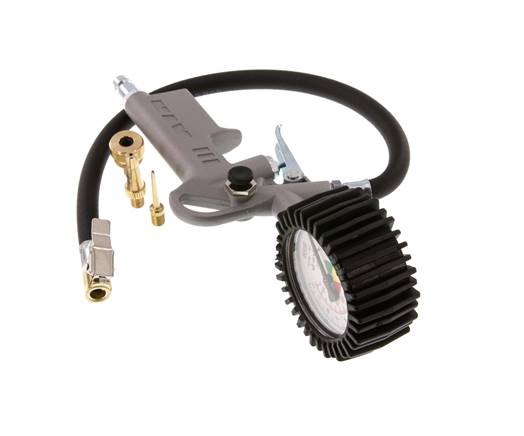 Pistol Grip Uncalibrated Tire Inflator Euro Coupling DN 7.2 12 bar Hobby