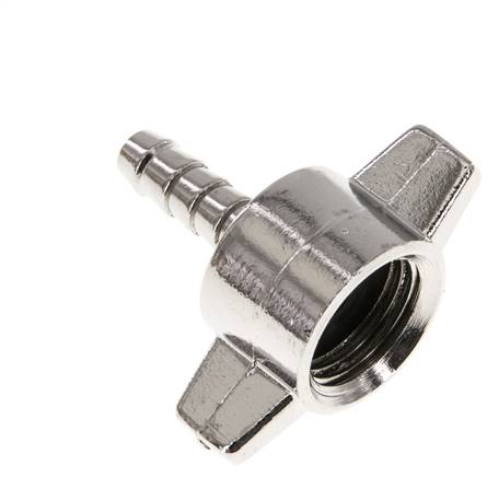 Hose Barb Connector For Tire Inflator Bottle M 16X1.5 - 6mm (1/4")