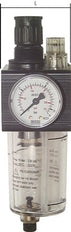 FRL G1/2'' 3400 l/min 0.5-16.0bar/7-232psi (Externally Fitted Drain Valve) Polycarbonate Combo 2