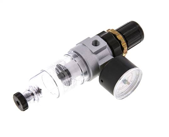 Filter-Regulator G1/8'' 350 l/min 0.5-16.0bar/7-232psi Semi-Auto Polycarbonate Standard 0