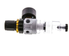 Filter-Regulator G1/4'' 350 l/min 0.5-3.0bar/7-44psi Semi-Auto Polycarbonate Standard 0