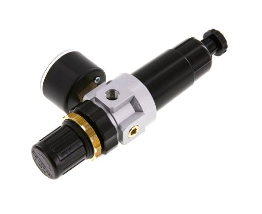 Filter-Regulator G1/8'' 350 l/min 0.5-10.0bar/7-145psi Semi-Auto Metal Standard 0
