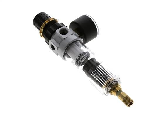 Filter-Regulator G1/4'' 350 l/min 0.5-10.0bar/7-145psi Auto Polycarbonate Standard 0