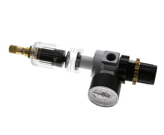 Filter-Regulator G1/4'' 350 l/min 0.5-10.0bar/7-145psi Auto Polycarbonate Standard 0