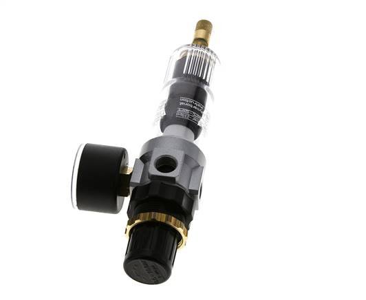 Filter-Regulator G1/4'' 350 l/min 0.5-10.0bar/7-145psi Auto Polycarbonate Standard 0