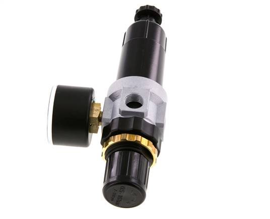 Filter-Regulator G1/4'' 350 l/min 0.5-16.0bar/7-232psi Semi-Auto Metal Standard 0