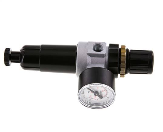 Filter-Regulator G1/4'' 350 l/min 0.5-10.0bar/7-145psi Semi-Auto Metal Standard 0