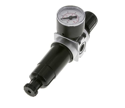 Filter-Regulator G1/4'' 1450 l/min 0.1-3.0bar/1-44psi Semi-Auto 40 mm Pressure Gauge Metal Multifix 0