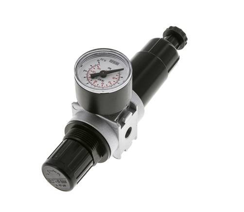 Filter-Regulator G1/8'' 1450 l/min 0.2-6.0bar/3-87psi Semi-Auto 40 mm Pressure Gauge Metal Multifix 0