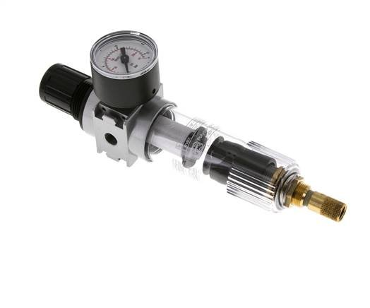 Filter-Regulator G1/8'' 1450 l/min 0.5-10.0bar/7-145psi Auto 40 mm Pressure Gauge Polycarbonate Multifix 0