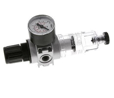 Filter-Regulator G1/4'' 1450 l/min 0.2-6.0bar/3-87psi Semi-Auto 40 mm Pressure Gauge Polycarbonate Multifix 0