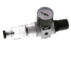 Filter-Regulator G1/8'' 1450 l/min 0.1-3.0bar/1-44psi Semi-Auto 40 mm Pressure Gauge Polycarbonate Multifix 0
