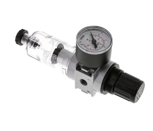Filter-Regulator G1/8'' 1450 l/min 0.1-3.0bar/1-44psi Semi-Auto 40 mm Pressure Gauge Polycarbonate Multifix 0