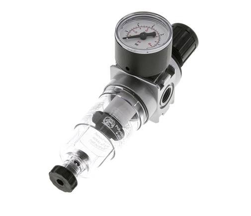 Filter-Regulator G1/4'' 1450 l/min 0.1-3.0bar/1-44psi Semi-Auto 40 mm Pressure Gauge Polycarbonate Multifix 0