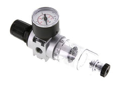 Filter-Regulator G1/4'' 1450 l/min 0.5-10.0bar/7-145psi Semi-Auto 40 mm Pressure Gauge Polycarbonate Multifix 0