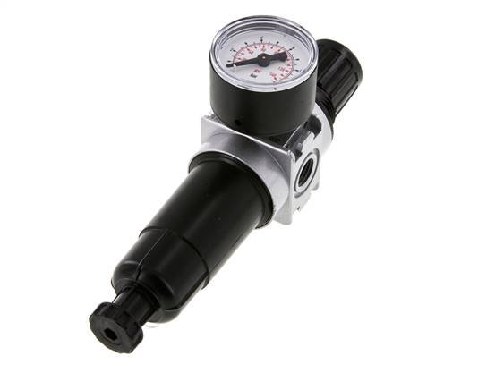 Filter-Regulator G1/4'' 1450 l/min 0.2-6.0bar/3-87psi Semi-Auto 40 mm Pressure Gauge Metal Multifix 0