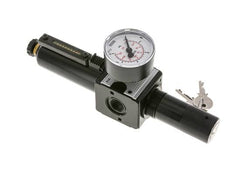 Filter-Regulator G3/8'' 1600 l/min 0.5-16.0bar/7-232psi Semi-Auto Cylinder Lock Metal Multifix 1