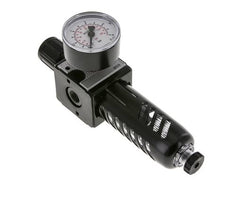 Filter-Regulator G1/4'' 1600 l/min 0.2-6.0bar/3-87psi Semi-Auto Protective Cage Polycarbonate Multifix 1