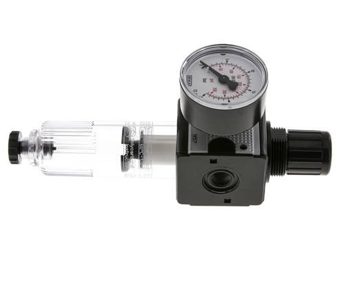 Filter-Regulator G1/4'' 1600 l/min 0.5-16.0bar/7-232psi Semi-Auto Polycarbonate Multifix 1