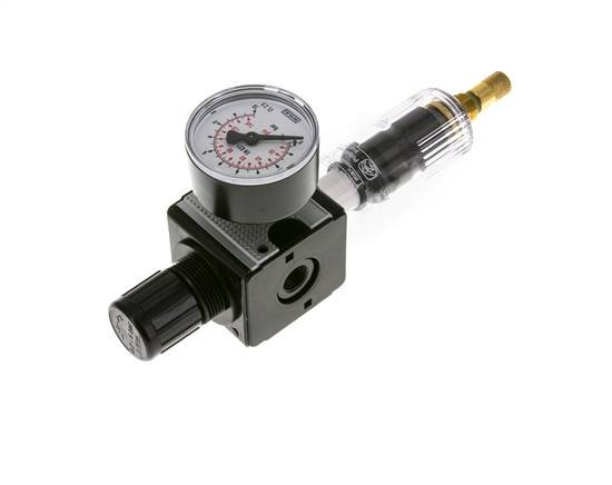 Filter-Regulator G1/4'' 1600 l/min 0.2-6.0bar/3-87psi Auto Polycarbonate Multifix 1