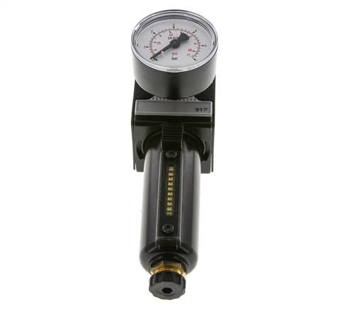 Filter-Regulator G3/8'' 1600 l/min 0.1-3.0bar/1-44psi Semi-Auto Metal Multifix 1