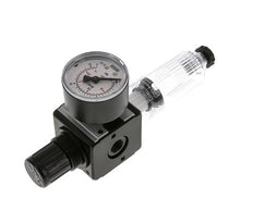 Filter-Regulator G1/4'' 1600 l/min 0.5-10.0bar/7-145psi Semi-Auto Polycarbonate Multifix 1
