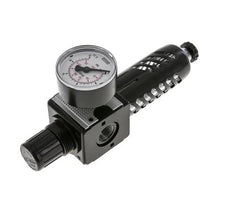 Filter-Regulator G3/8'' 1600 l/min 0.5-16.0bar/7-232psi Semi-Auto Protective Cage Polycarbonate Multifix 1
