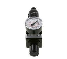 Filter-Regulator G3/8'' 1600 l/min 0.2-6.0bar/3-87psi Semi-Auto Protective Cage Polycarbonate Multifix 1