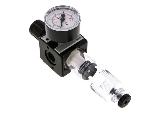 Filter-Regulator G3/8'' 1600 l/min 0.1-3.0bar/1-44psi Semi-Auto Polycarbonate Multifix 1