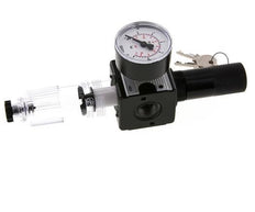 Filter-Regulator G3/8'' 1600 l/min 0.1-3.0bar/1-44psi Semi-Auto Cylinder Lock Polycarbonate Multifix 1