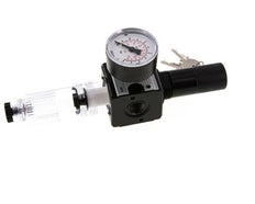 Filter-Regulator G3/8'' 1600 l/min 0.2-6.0bar/3-87psi Semi-Auto Cylinder Lock Polycarbonate Multifix 1