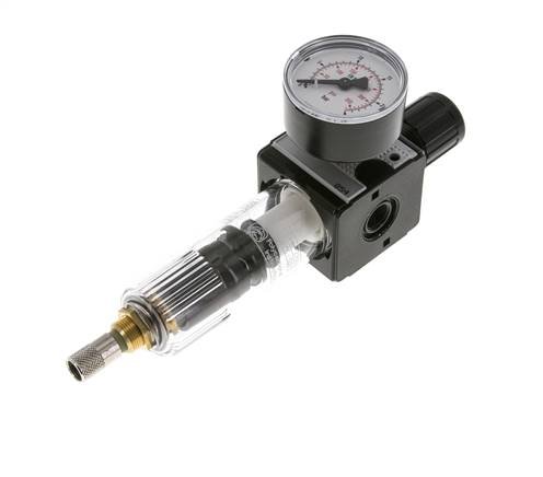 Filter-Regulator G1/4'' 1600 l/min 0.5-16.0bar/7-232psi Auto (Closed Without Pressure) Polycarbonate Multifix 1