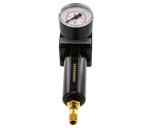 Filter-Regulator G3/8'' 1600 l/min 0.5-10.0bar/7-145psi Auto Metal Multifix 1
