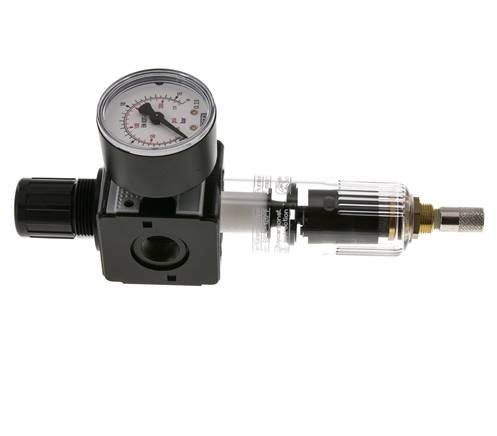 Filter-Regulator G3/8'' 1600 l/min 0.5-10.0bar/7-145psi Auto (Closed Without Pressure) Polycarbonate Multifix 1