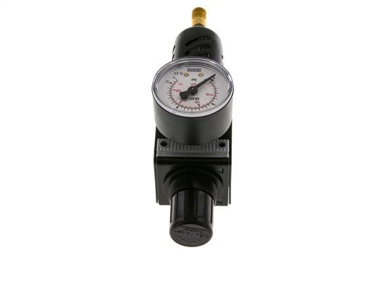Filter-Regulator G3/8'' 1600 l/min 0.5-10.0bar/7-145psi Auto Protective Cage Polycarbonate Multifix 1