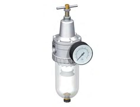 Filter-Regulator G1/2'' 3000 l/min 0.2-6.0bar/3-87psi Auto Polycarbonate Standard 3