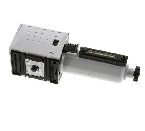 Filter 5microns G1/4'' 2200 l/min Semi-Auto Metal Futura 1