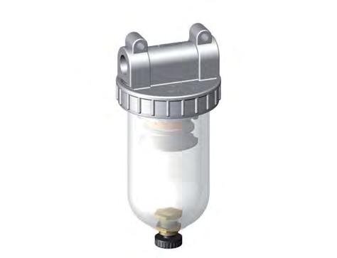 Filter 40microns G1/2'' 3100 l/min Semi-Auto Polycarbonate Standard 2