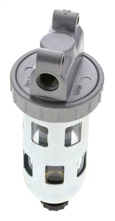 Filter 5microns G1/4'' 800 l/min Semi-Auto Protective Cage Polycarbonate Standard 1