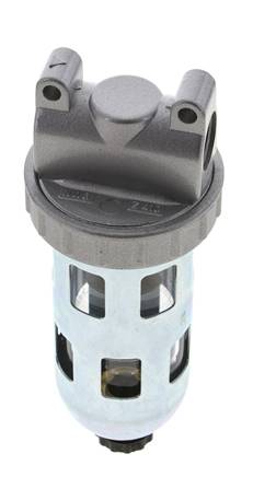 Filter 5microns G3/8'' 800 l/min Semi-Auto Protective Cage Polycarbonate Standard 1