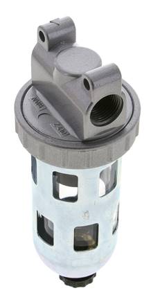Filter 5microns G3/8'' 800 l/min Semi-Auto Protective Cage Polycarbonate Standard 1
