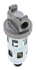 Filter 5microns G3/8'' 800 l/min Semi-Auto Protective Cage Polycarbonate Standard 1