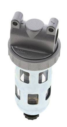 Filter 5microns G3/8'' 800 l/min Semi-Auto Protective Cage Polycarbonate Standard 1