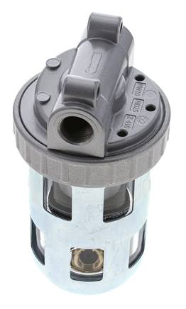 Filter 40microns G3/8'' 3100 l/min Semi-Auto Protective Cage Polycarbonate Standard 2