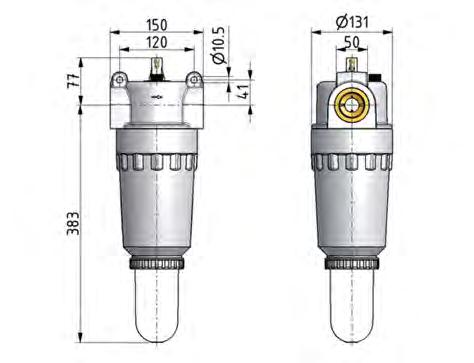 Lubricator G1 1/4'' Metal Standard 8