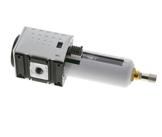 Microfilter 0.01microns G1/4'' 350 l/min Auto (Closed Without Pressure) Polycarbonate Futura 1