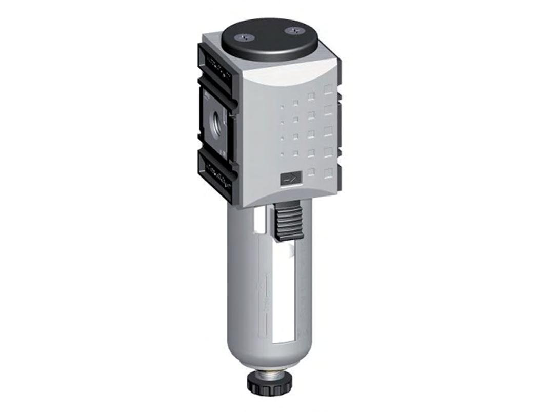 Microfilter 0.01microns G1/4'' 350 l/min Semi-Auto Polycarbonate Futura 1