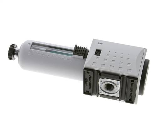 Microfilter 0.01microns G1/4'' 350 l/min Semi-Auto Polycarbonate Futura 1